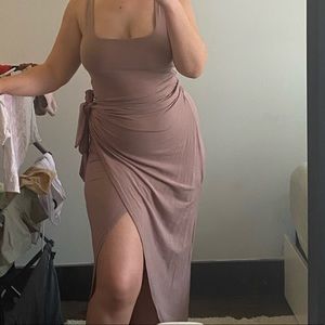 Aritzia tie side dress